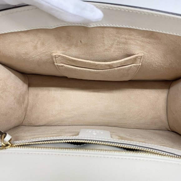 Gucci Sylvie handbag 431665 leather ivory women's - Picture 4 of 11